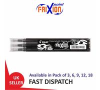 Pilot FriXion (BLS-FR7) 0.7mm Erasable Pen Refills For Ball & Clicker Pens