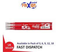 Pilot FriXion (BLS-FR7) 0.7mm Erasable Pen Refills For Ball & Clicker Pens