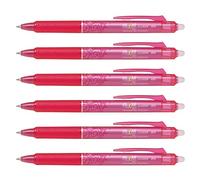 Pilot Pen – Erasable Retractable Rollerball Pen FriXion Clicker 0.5mm Pink Ink Pack of 3