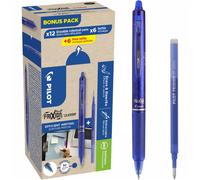Pilot FriXion Clicker 07 Erasable Rollerball Pen Box of 24 Blue