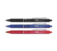 Pilot FriXion Clicker Erasable Gel Ink Retractable Pen Assorted Ink.7mm 3/Pack