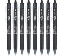 Pilot FriXion Clicker Erasable & Retractable Gel Ink Pens, Fine Point, Black Ink, 8 Count (16399)