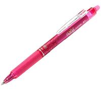Pilot Frixion Clicker Retractable Erasable Rollerball 0.7 mm Tip - Pink, Box of 12