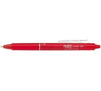 Pilot Frixion Clicker Retractable Erasable Rollerball 0.7 mm Tip - Red, Single Pen