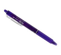 Pilot Frixion Clicker Retractable Erasable Rollerball 0.7 mm Tip - Violet, Single Pen