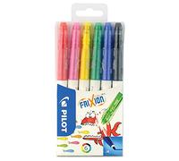 Pilot Frixion Colors Erasable Fibre Tip Colouring Pen - Assorted, Pack of 6