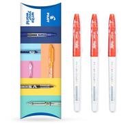 PILOT Frixion Colors Felt Pen Fineliner Marker - Medium 2.50mm Nib - 0.63mm Line (Red x 3)