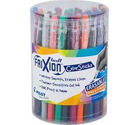 Pilot FriXion ColorSticks Erasable Gel Ink Stick Pens, Fine Point, Assorted Color Inks, 10 Unique Colors, Tub of 36 (5805)