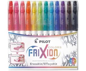 Pilot FriXion Colourng Medium Black,Blue,Brown,Green,Light Blue,Orange,Pink,Red,Turquoise,Violet,Yellow felt pen