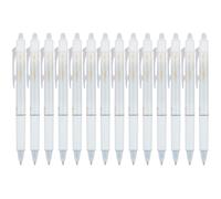 PILOT FriXion Design Collection Erasable Pens, Extra Fine Point, White Barrel, Black Ink, 14 Count (12885)