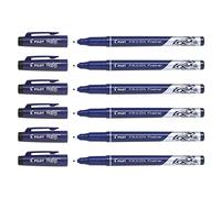 PILOT Frixion Erasable Fineliner Pens Pack of 6 Black