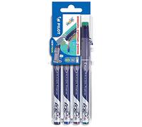 PILOT FriXion Erasable Fineliner - Set of 4 - Black, Blue, Red, Green - Fine Point