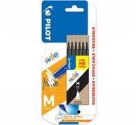 Pilot FriXion Erasable Pen REFILLS 0.7mm Blister Set of 3 or 6 Black Blue
