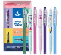 PILOT FriXion Erasable Pen Set, Pool Party Clicker + Ball Sticks, 7 pack