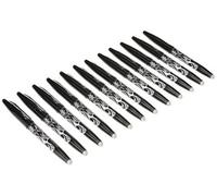 Pilot Frixion Erasable Rollerball Pen, 0.7 mm Tip - Black, Box Of 12