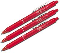 Pilot Frixion Erasable Rollerball Pen - Black, Red, 3 Stifte