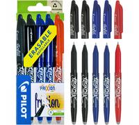 Pilot Frixion Erasable Rollerball 0.7 mm (Pack of 5) - 2 Black/2 Blue/1 Red
