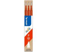 Pilot FriXion Ball Rollerball Pen Refill 0.25 mm Fine Red Pack of 3