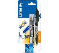 Pilot Frixion Erasable Rollerball Set 0.7 mm (Single Pen) with 3 refills - Black