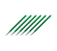 Pilot FriXion Eraseable Gel Ink Pen Refills Fine Point Green Ink Pack of 6