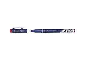 PILOT Frixion Fineliner Felt Pen 1.3 mm Tip Erasable, Red, Pack Of 12