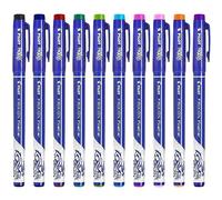 PILOT FriXion Fineliner - Fine Line Erasable Marker Pen - 1.3mm (Multicolor x 10)