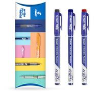 PILOT FriXion Fineliner - Fine Line Erasable Marker Pen - 1.3mm (Multicolor x 3)