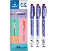 PILOT FriXion Fineliner - Fine Line Erasable Marker Pen - 1.3mm Nib Size - In Envelope Gift Packaging (Red Ink, Pack of 3 Pens)