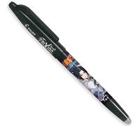 PILOT FriXion Heat/Friction Erasable Rollerball Pen FR7 Ball - Naruto Shippuden Limited Edition - Medium Line 0.7mm Tip Nib - Pack of 1 Pen - Black