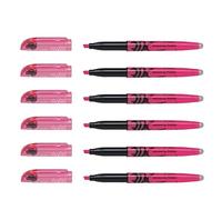 PILOT FriXion Light Erasable Highlighter Chisel Tip 3.6mm Pink (Pack of 6)aa