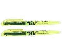 Pilot Frixion Light Erasable Highlighter - Yellow, Pack of 2