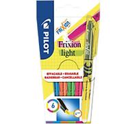 Pilot Frixion Light Highlighter Asst PK6