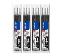 Pilot FriXion Point Pen Refills 0.5 Needle/Synergy Tip Black Ink (4 Packs of 3)