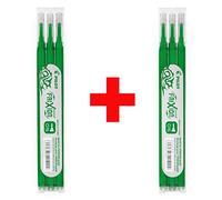 Pilot FRIXION Point Refills - 0.5mm Needle Point Nib - 2 Packs - 6 Refills - Green Ink