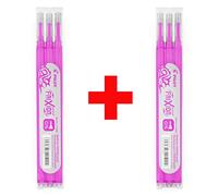 Pilot FRIXION Point Refills - 0.5mm Needle Point Nib - 2 Packs - 6 Refills - Pink Ink