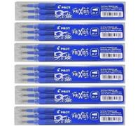 Pilot Frixion Roller Ball Refills erasable pens Pen in Compatible Refill BLS-Fr7 (Pack of 6 Refills - 18) Refills 0.7mm Blue