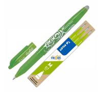 Pilot FriXion Rollerball Pen Erasable Gel Ink Medium Tip + 1 Pack of 3 Refills