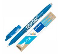 Pilot FriXion Rollerball Pen Erasable Gel Ink Medium Tip + 1 Pack of 3 Refills