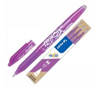 Pilot FriXion Rollerball Pen Erasable Gel Ink Medium Tip + 1 Pack of 3 Refills