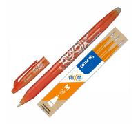 Pilot FriXion Rollerball Pen Erasable Gel Ink Medium Tip + 1 Pack of 3 Refills