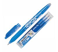 Pilot FriXion Rollerball Pen Erasable Gel Ink Medium Tip + 1 Pack of 3 Refills