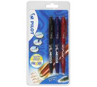 Pilot Frixion Rollerball Pen Set - Black/Blue/Red (Pack of 3)