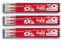 Pilot FriXion Set of 3 Cartridges for Ballpoint Pens, 3 of Each Colour Purple, Pink, Light Blue, 9er Set, rot, 1