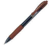 PILOT G-2 0.7mm FINE RETRACTIBLE PEN - CARAMEL (3 PACK)