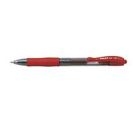 PILOT G-2 0.7mm FINE RETRACTIBLE PEN - RED (3 PACK)