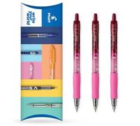 PILOT G-2-07 Bubble Gel Ink Rollerball Pen - Smooth Ink Retractable Pens with Ergonomic Grip for Writing, Journaling, Sketching, Note-Taking & Creative - BLUE ink - Pillow Pack (Pink, Pack of 3)