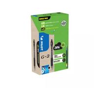 Pilot G-2 GREEN PACK Retractable gel pen Medium Black 12 pc(s)