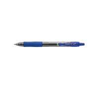 Pilot Super Grip G2 07 Retractable Rollerball Pen Blue 0.4 mm Medium Rollerball Refillable Pack of 12