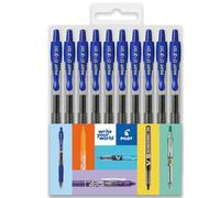 PILOT G-2 Retractable Gel Ink Rollerball Pens - 0.7mm Nib Tip - Wallet Sets (Blue Wallet of 10)