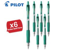 Pilot G207 Retractable Gel Rollerball 0.7 mm Tip (Single Pen) - Metallic Green